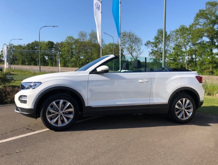 VW T-Roc cabriolet blanc SAN Mazuin Marche