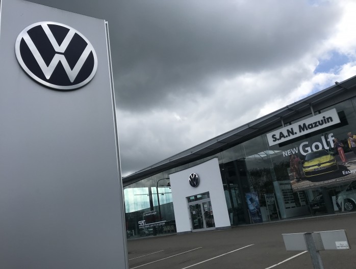 Votre concession Volkswagen SAN Mazuin dans le zoning de Aye