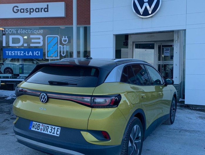 Volkswagen ID4 100% électrique SUV Familial Garage Gaspard Méan