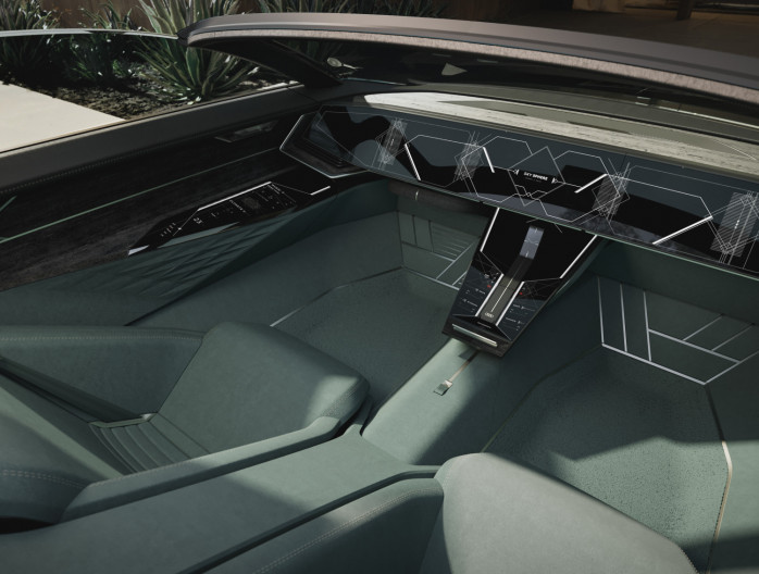 audi skysphere GT coupé électrique intérieur