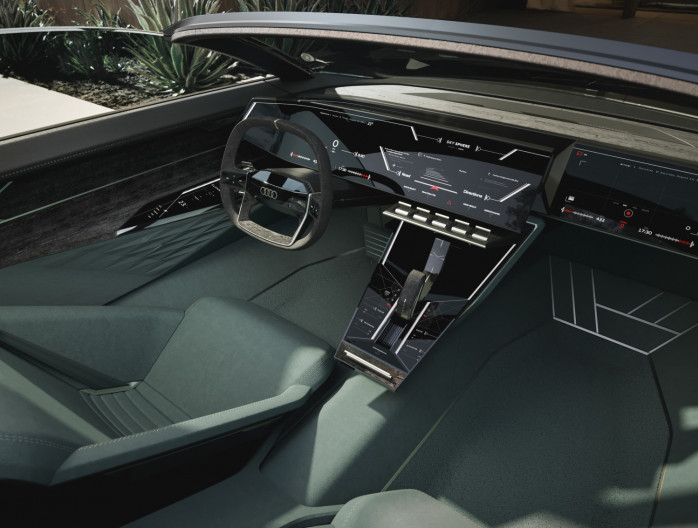 audi skysphere GT coupé électrique intérieur