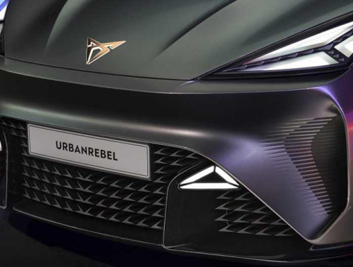 CUPRA Urban Rebel citadine électrique 2025 calandre