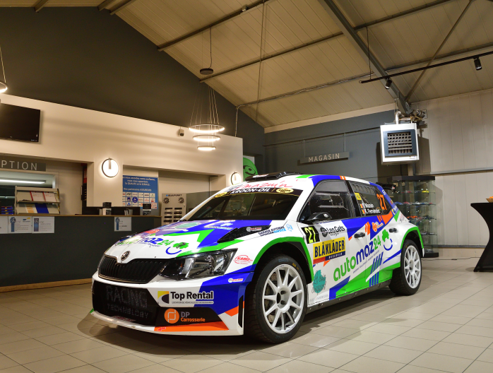 SAN Mazuin Racing Skoda Fabia Rallye du Condroz