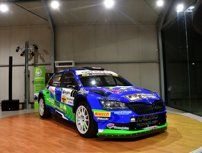 SAN Mazuin Racing Skoda Fabia Rallye du Condroz