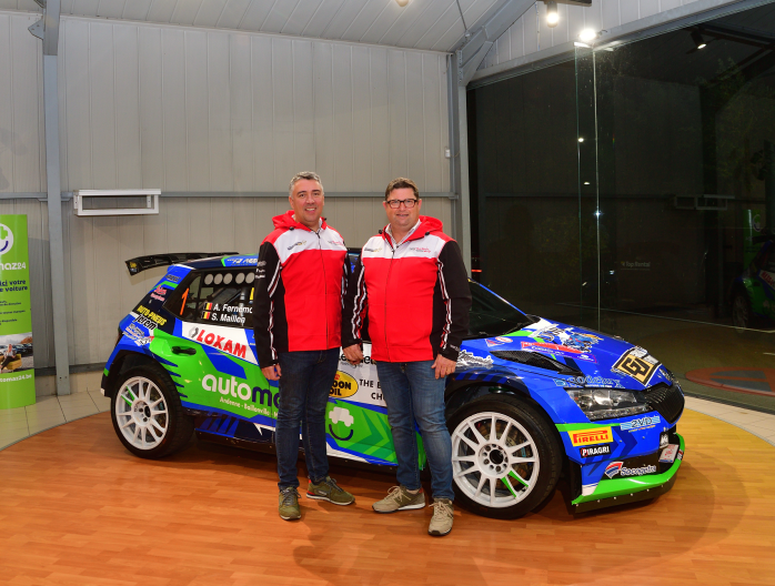 SAN Mazuin Racing Skoda Fabia Rallye du Condroz