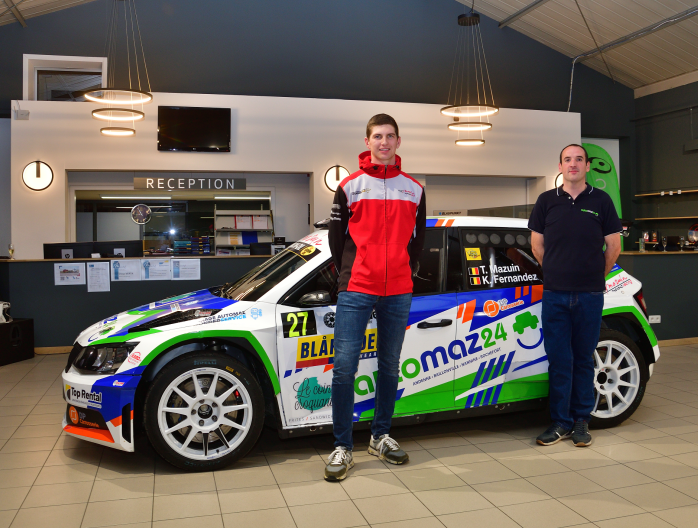 SAN Mazuin Racing Skoda Fabia Rallye du Condroz