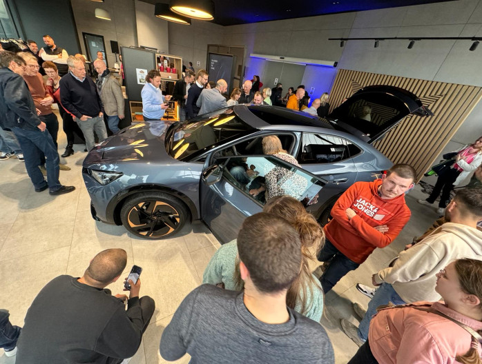 Cupra tavascan avant-première Steveny namur