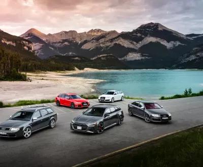 20 ans et 4 générations d'Audi RS6 Quattro