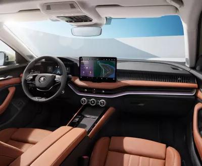 Skoda Superb 2024 - le tableau de bord