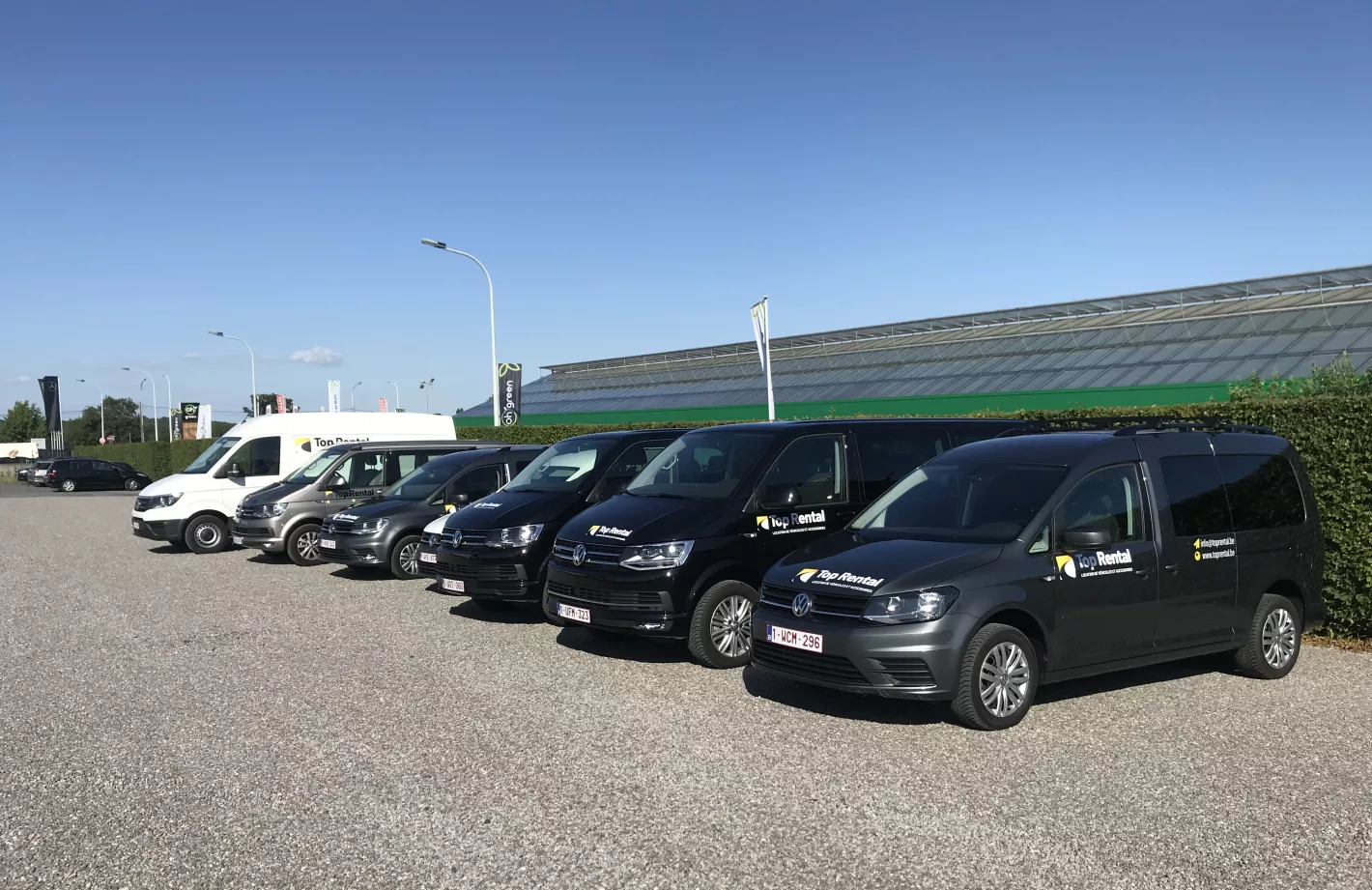 Flotte Top Rental : VW Caddy maxi, Caravelle, California, Crafter à louer