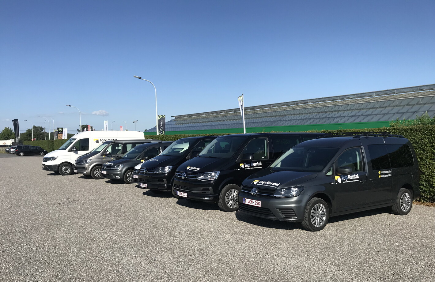 Flotte Top Rental : VW Caddy maxi, Caravelle, California, Crafter à louer