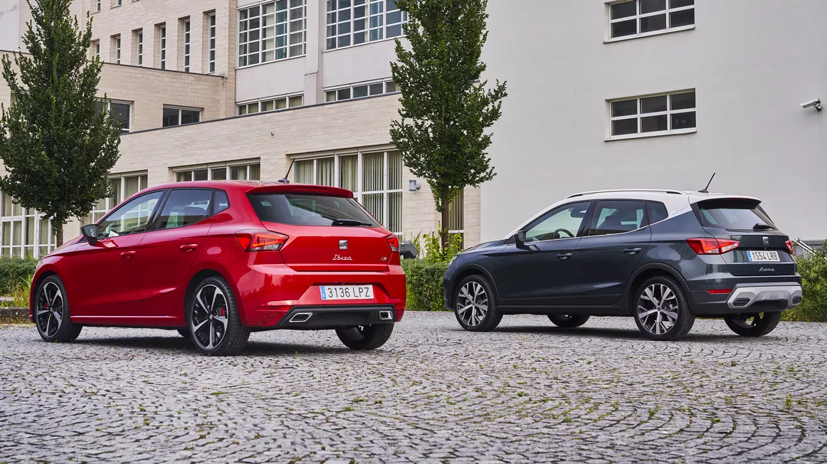 Seat Ibiza et Arona vue arrière
