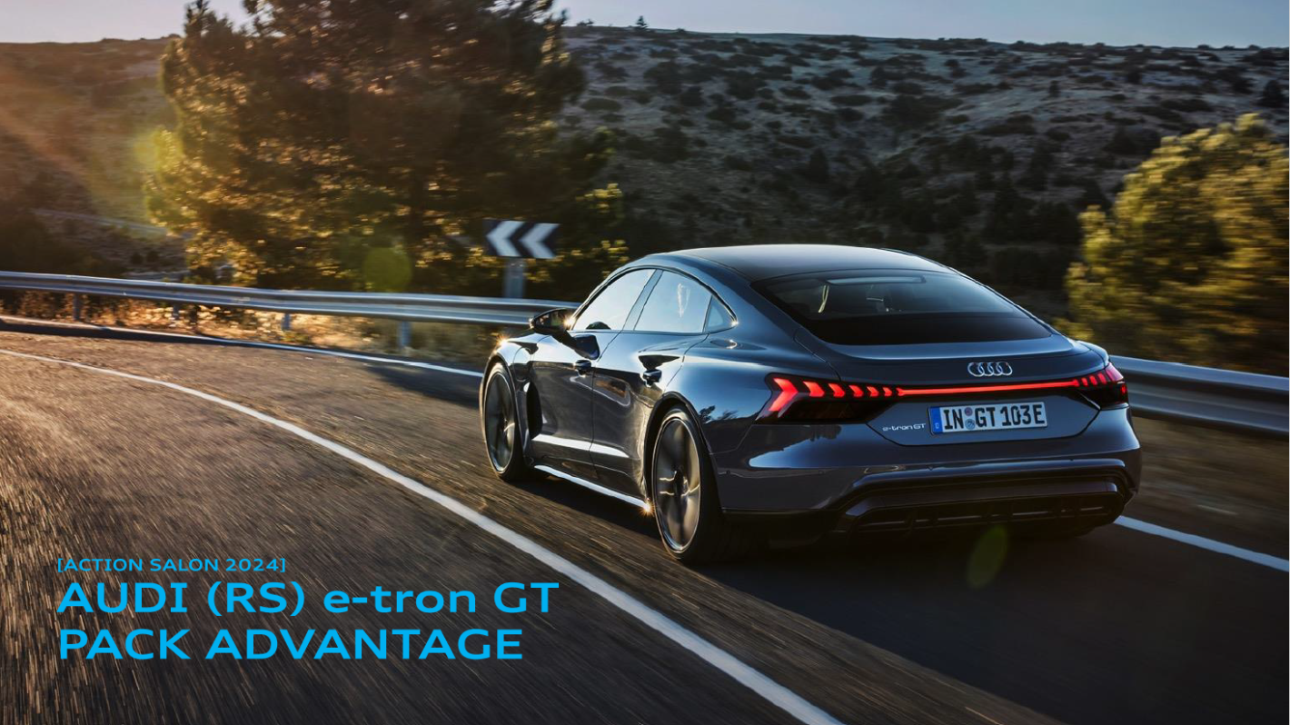Audi conditions salon E-tron GT advantage